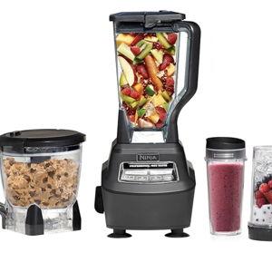 Ninja Mega Kitchen System, 1500W, 72 oz. Full-Size Blender & 8-Cup Food Processor with (2) 16 oz. Cups , Black, BL770