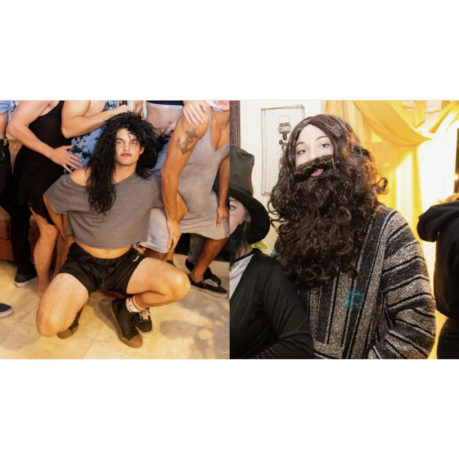 November, 2018: Maybe not super appropriate now... we've always been feminists! But it all started at a "gender bender" party. Gabs ditched a starstruck Morg for an early shift on the ambulance while Morg stayed behind and shared a cramped couch with 3 people. They didn't see each other again for almost a year!
