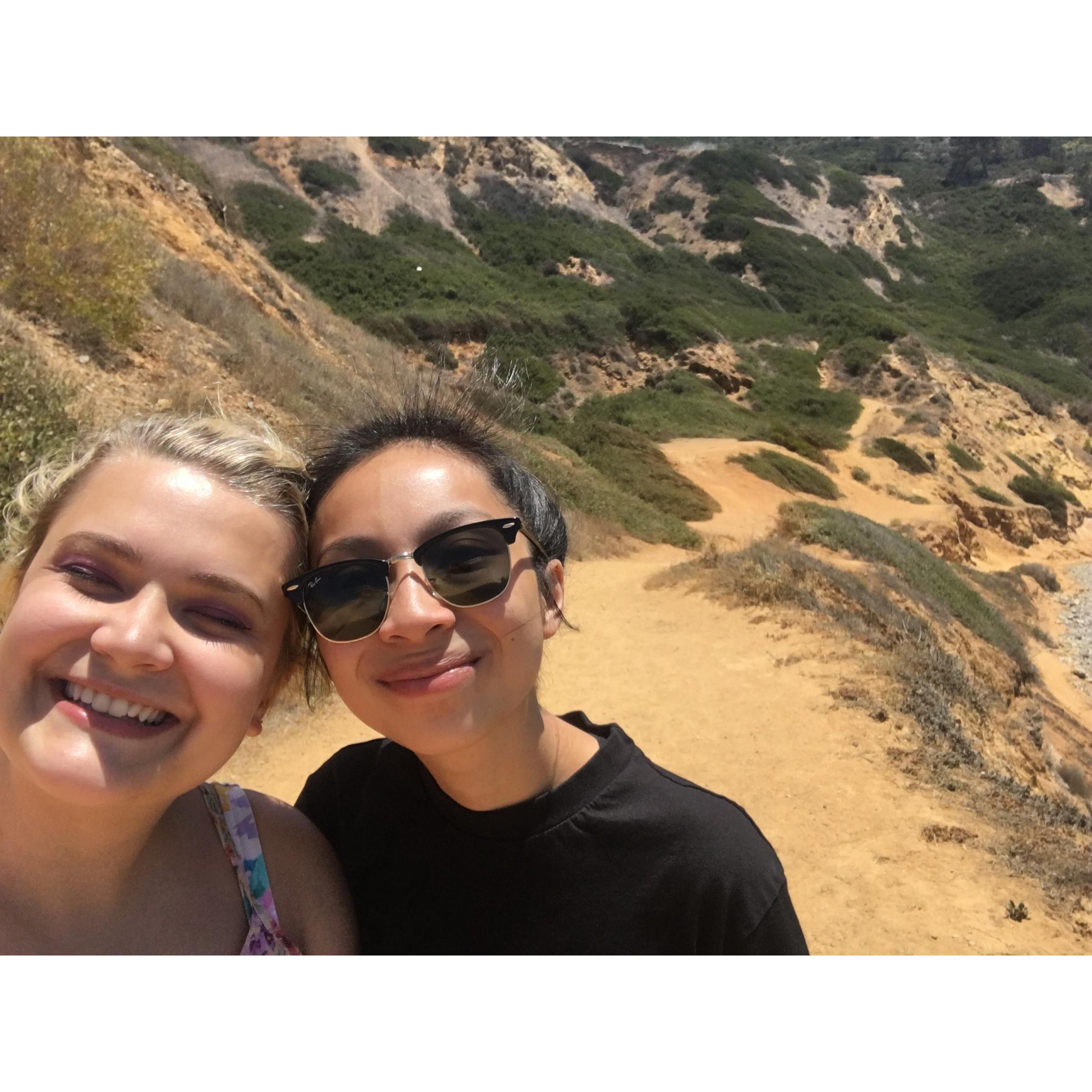My first time in California in Palos Verdes