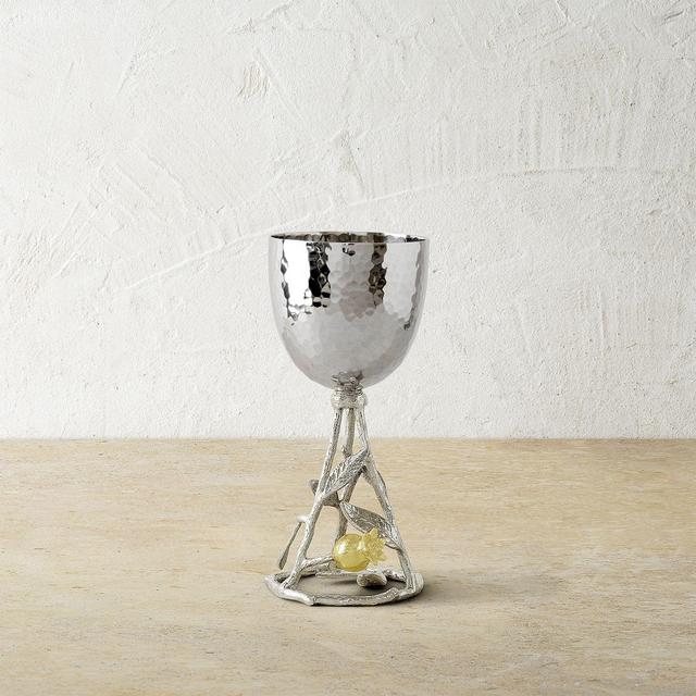 Michael Aram Pomegranate Silver and Gold Kiddush Cup