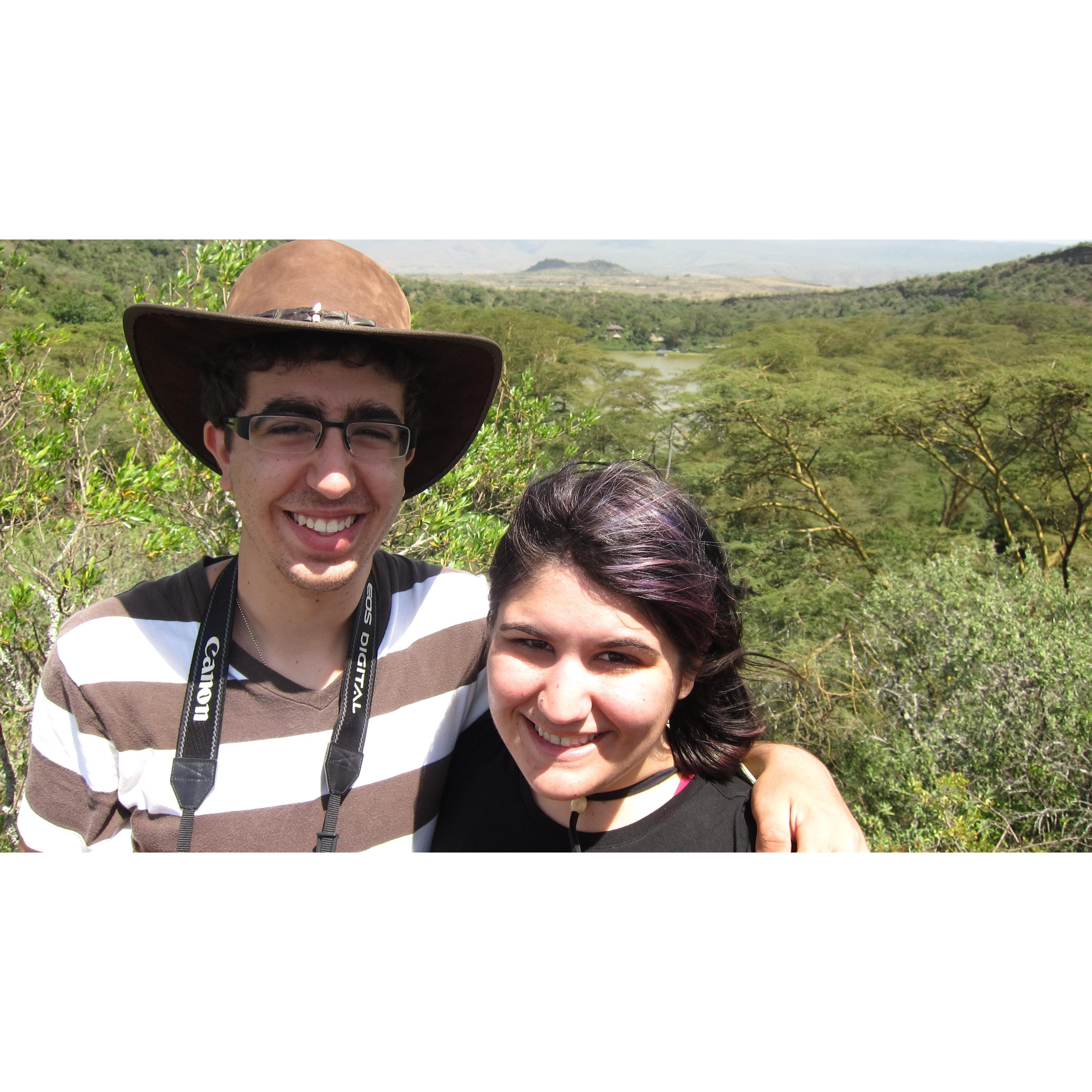 Javi and Andrea on their trip to Kenya & Tanzania