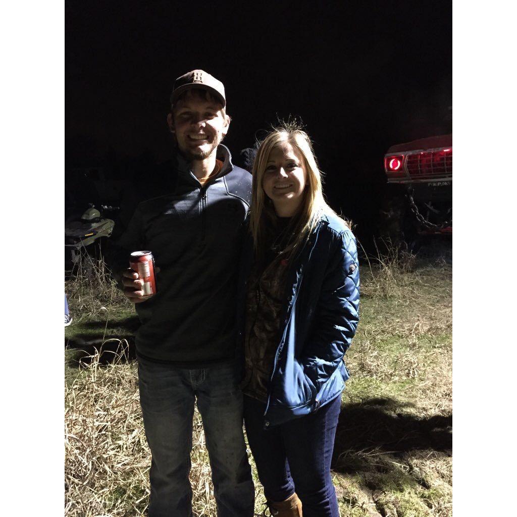 Our first photo together