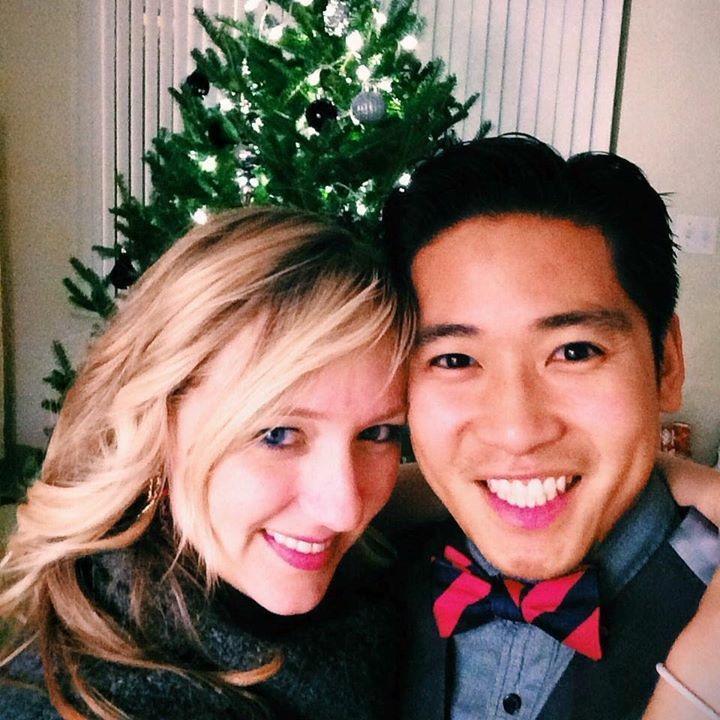 Our first Christmas together. This is the tree I set up in Jack's house while he was at work.