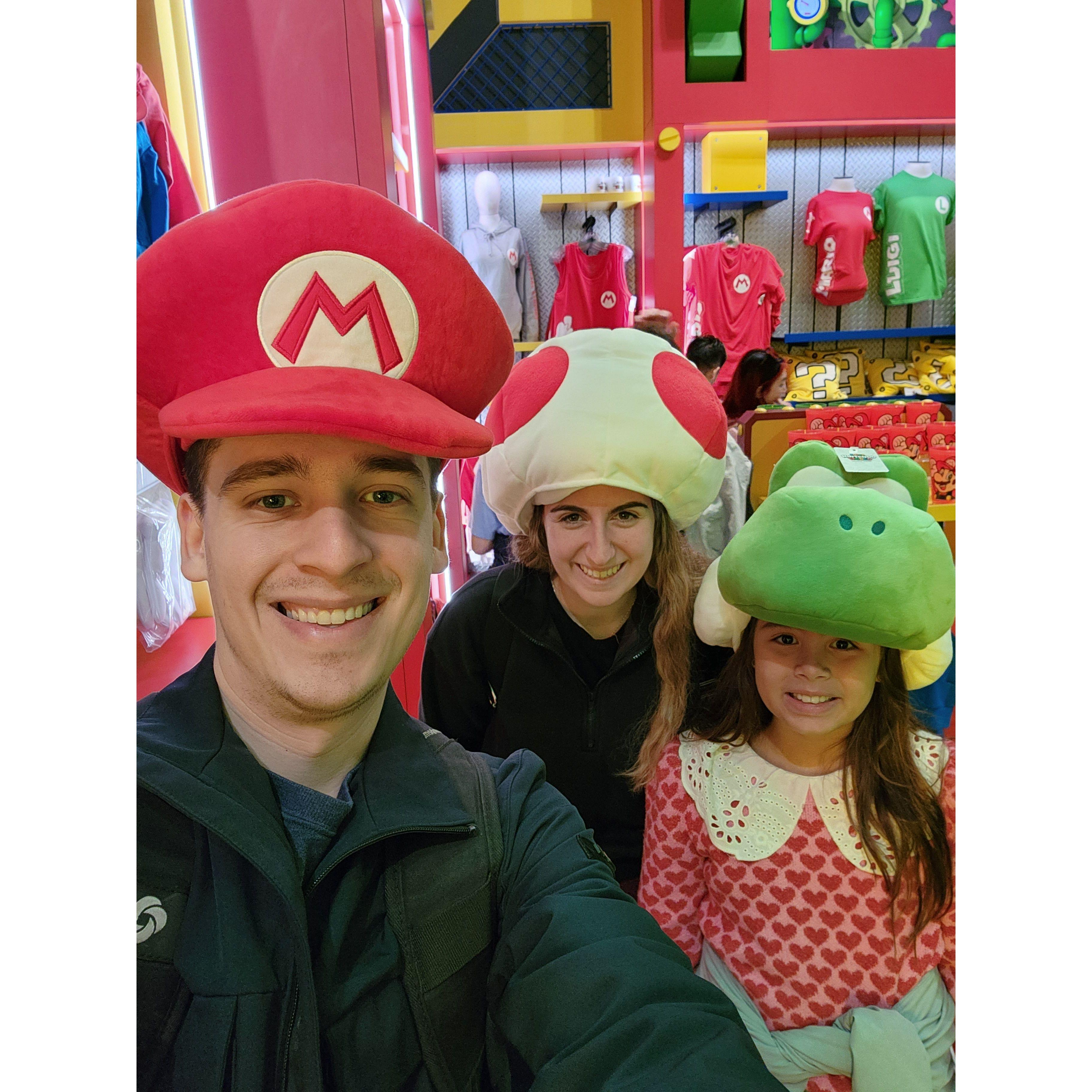 January 2024 - Visting Universal Studios in California with Pedro's family