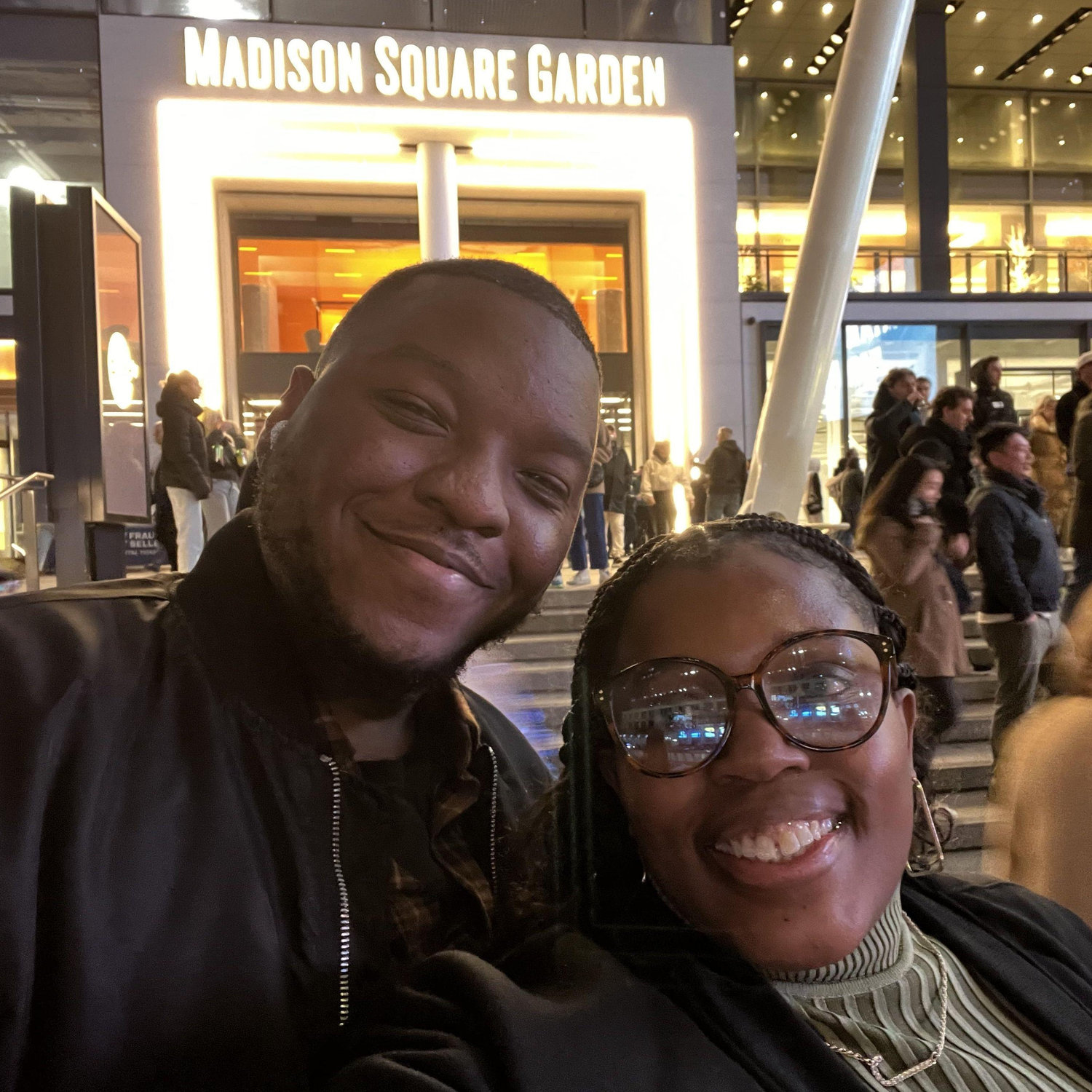 March 2024: JulieAnne's 29th birthday in NY .. our first NBA game together!