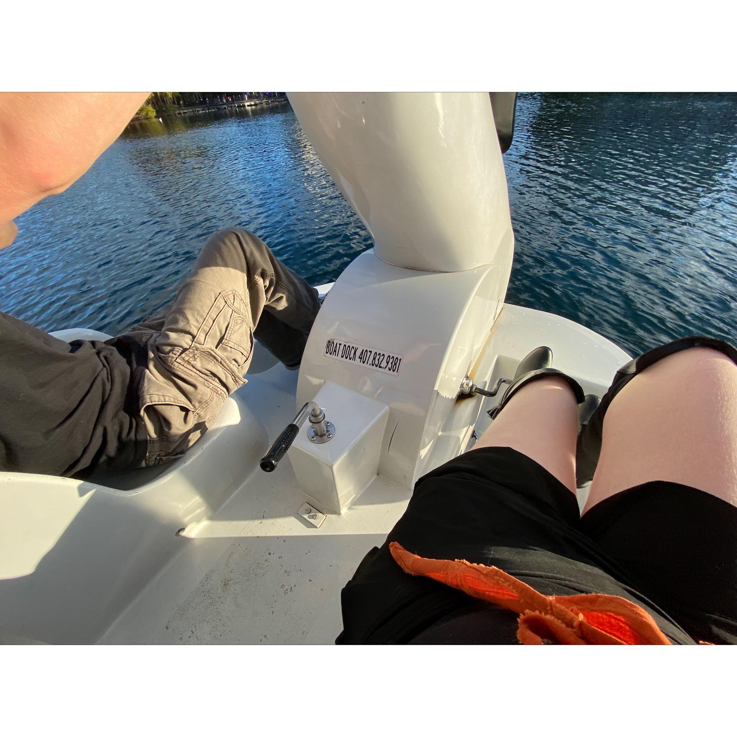 Revisiting Lake Eola to reminisce, and go on a Swan Boat!