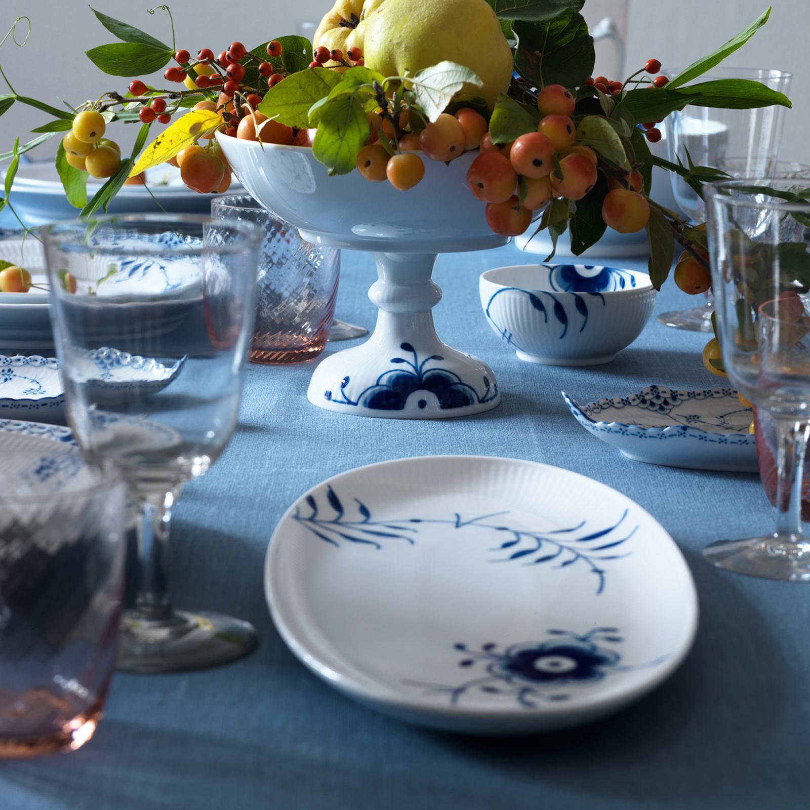 Royal Copenhagen, Blue Fluted Mega Salad Plate | Zola
