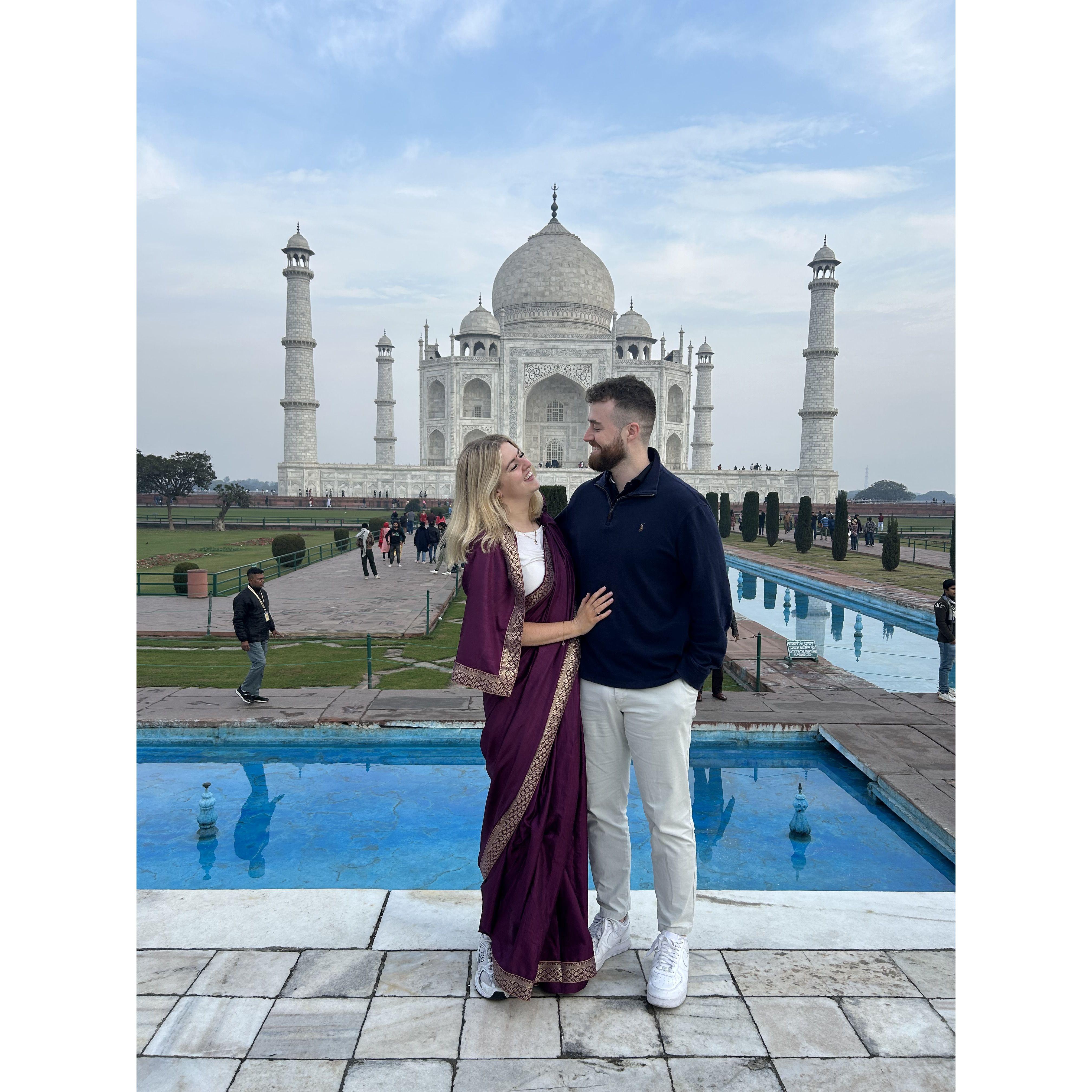 Seeing the Taj Mahal in India