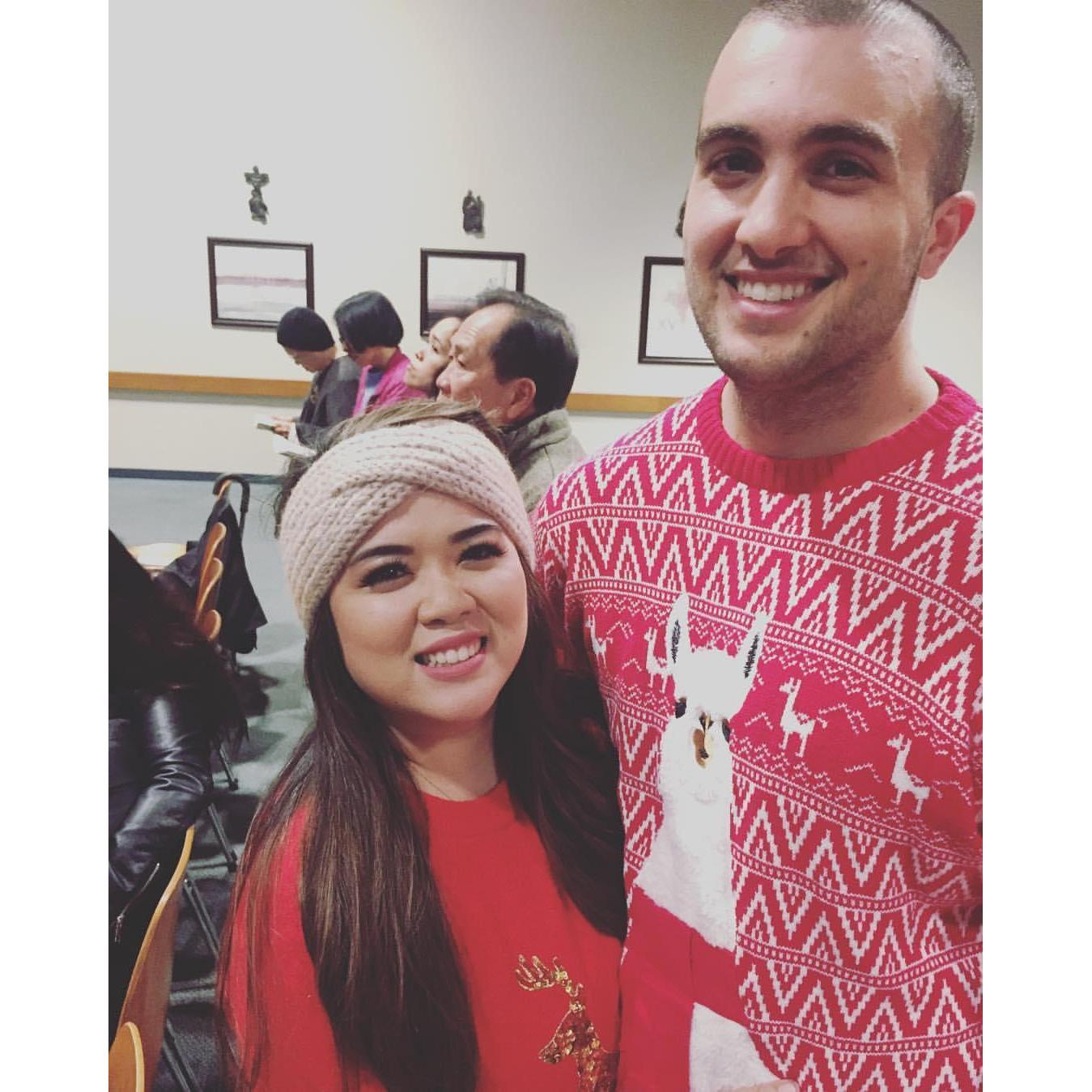 Ugly Christmas sweaters part 2!