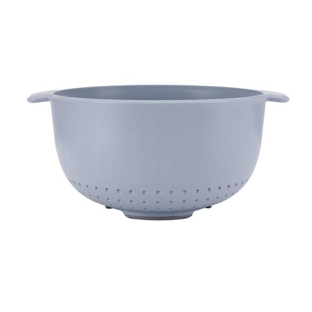 Beautiful 5-QT Colander with Handles, Cornflower Blue