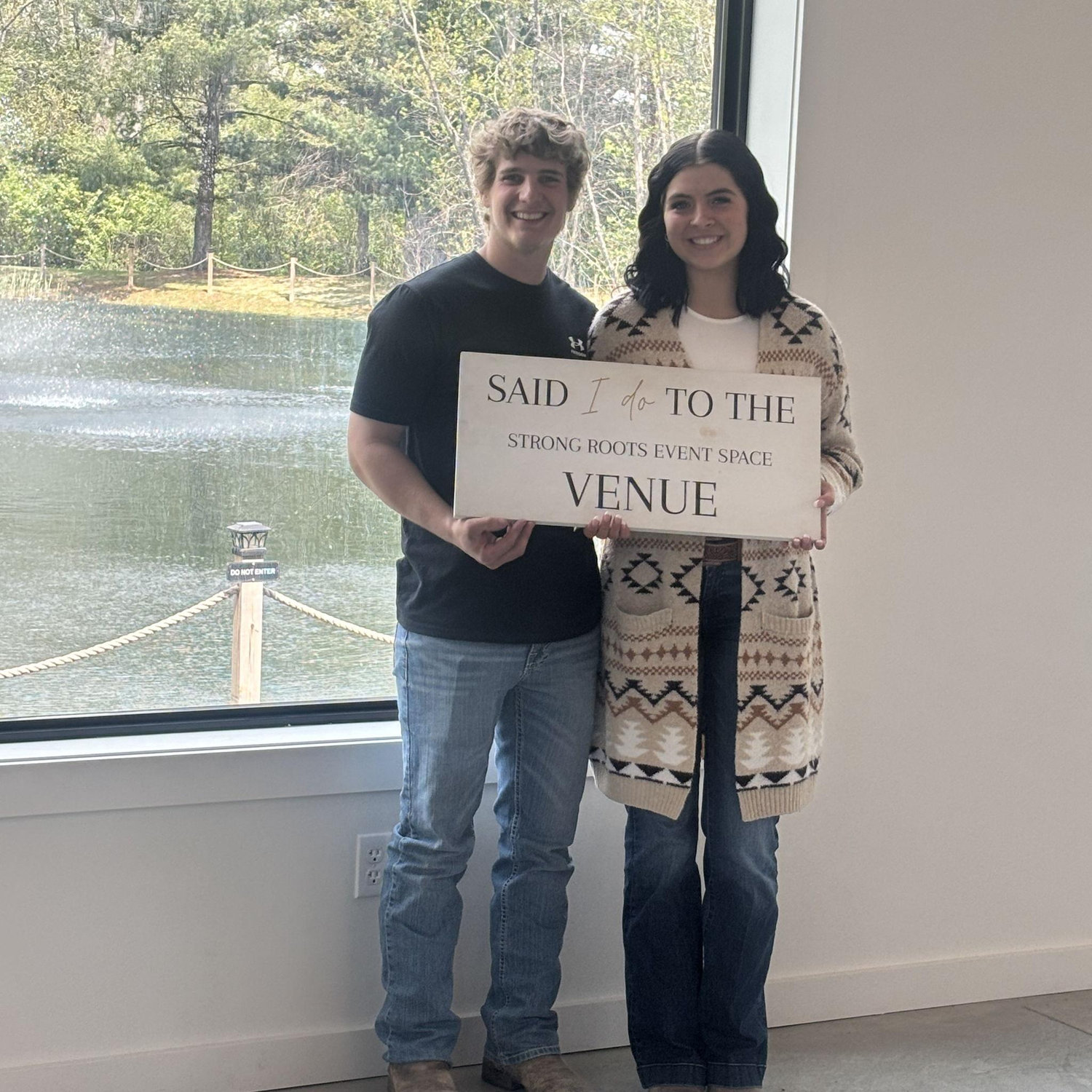 When we said "I do" to our venue!