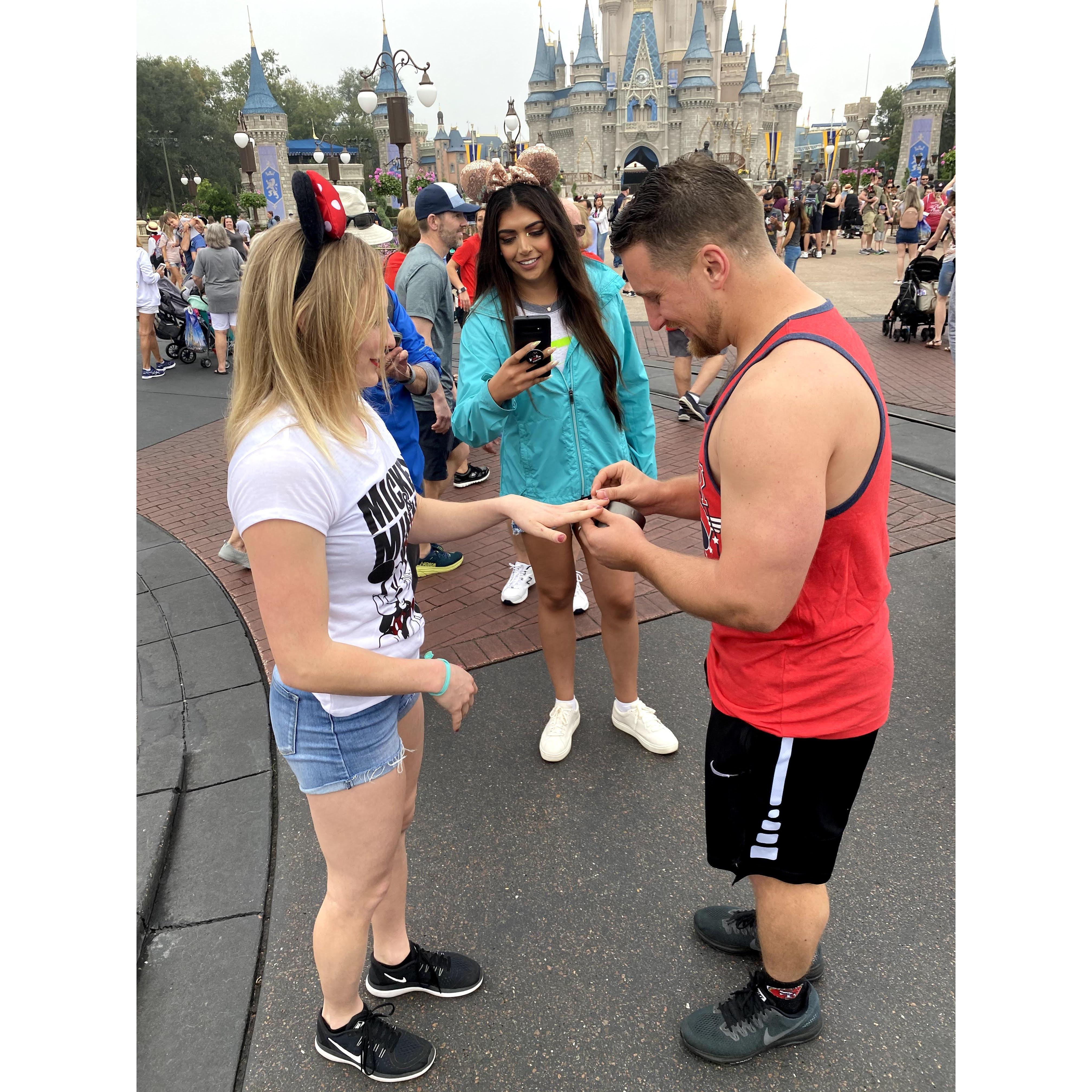 And she said yes!