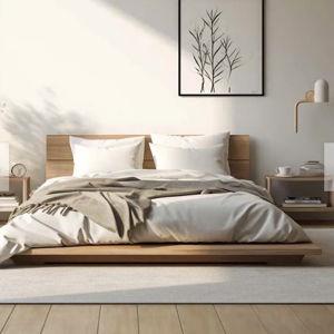 Cama Nilo en Roble