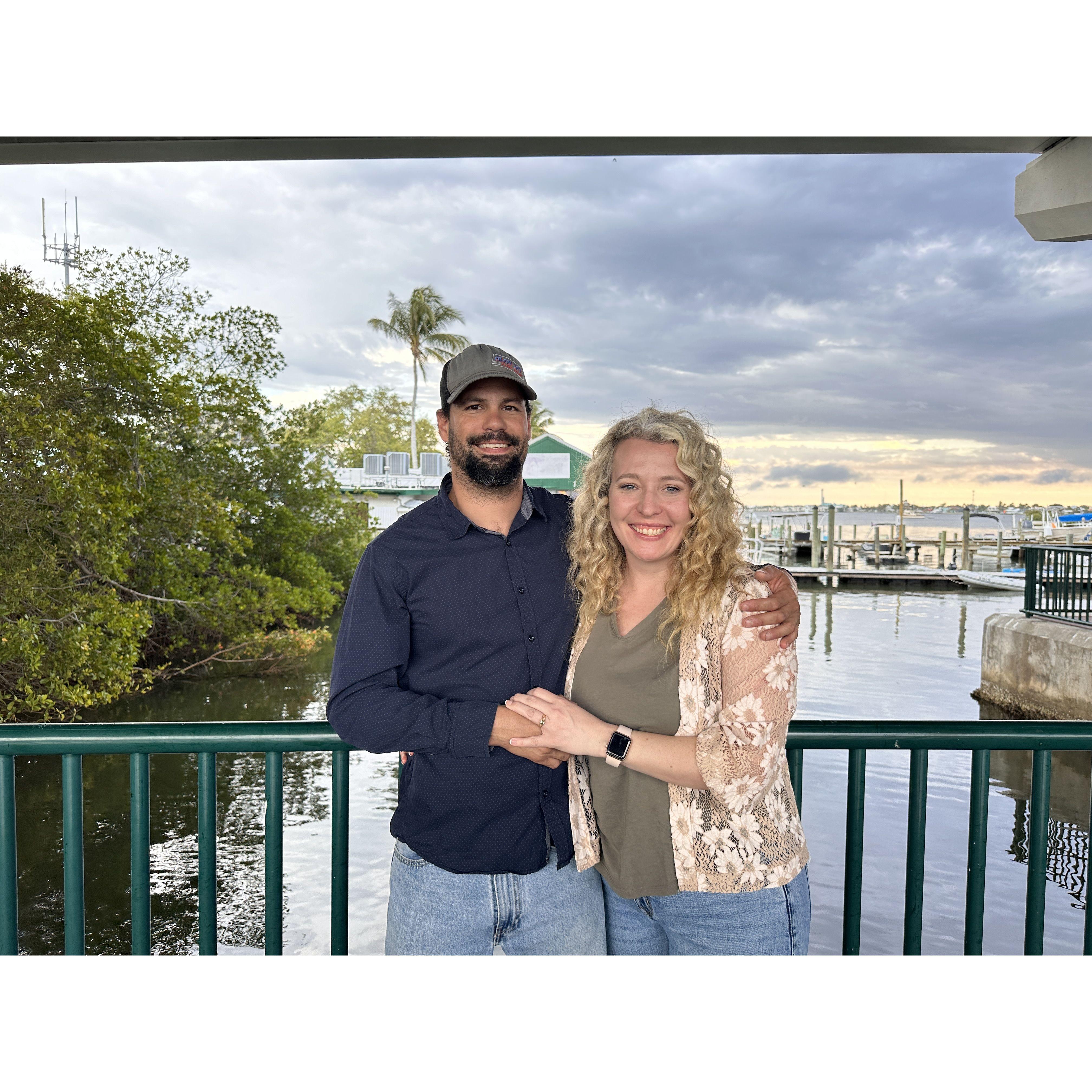The night we got engaged