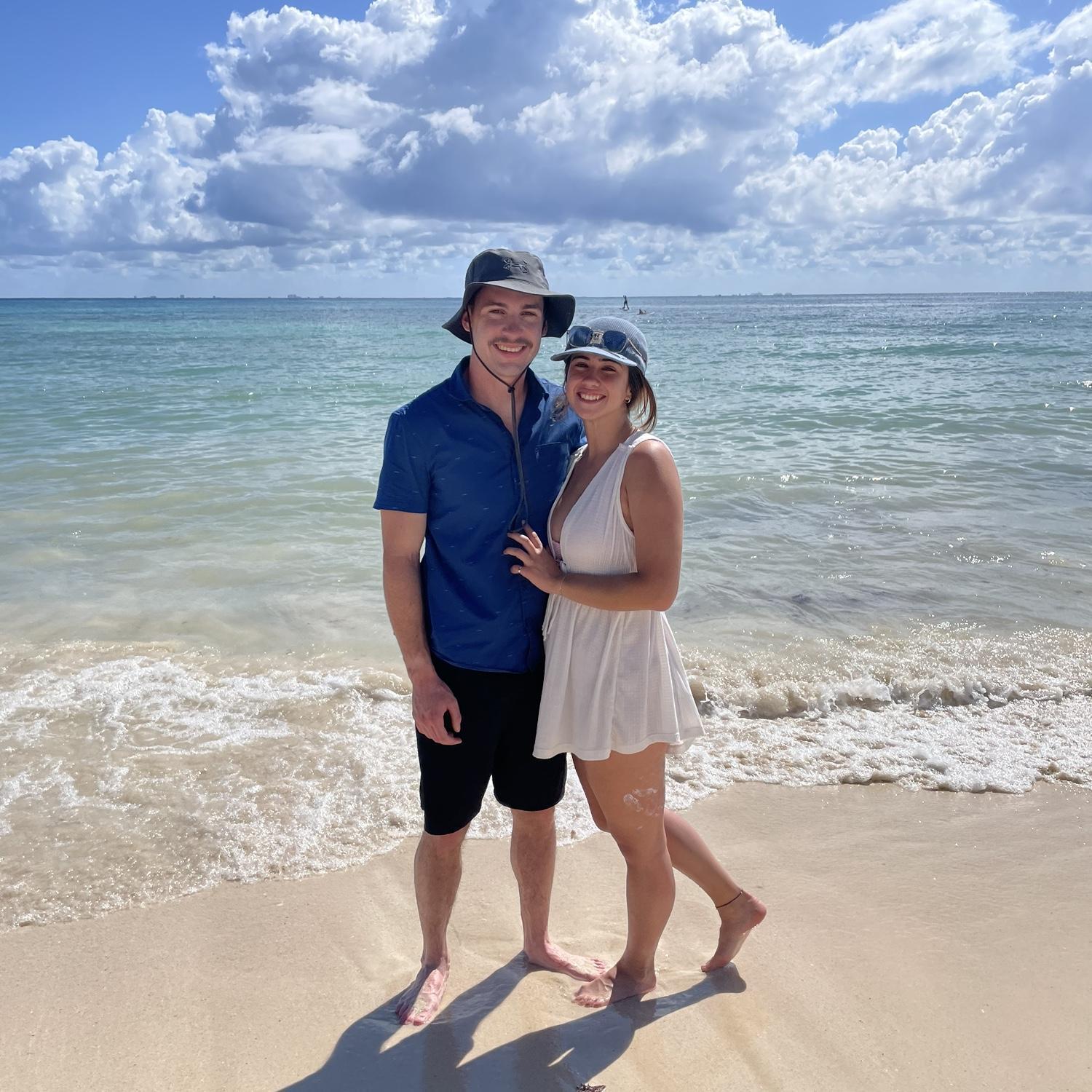 First time in Playa del Carmen together!