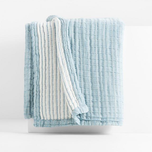 Ardine Blue Bed Throw