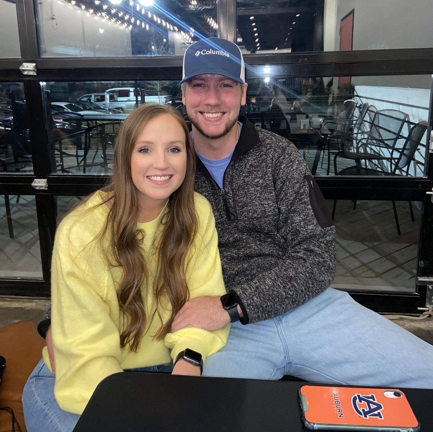 Our first official photo together in 2022.