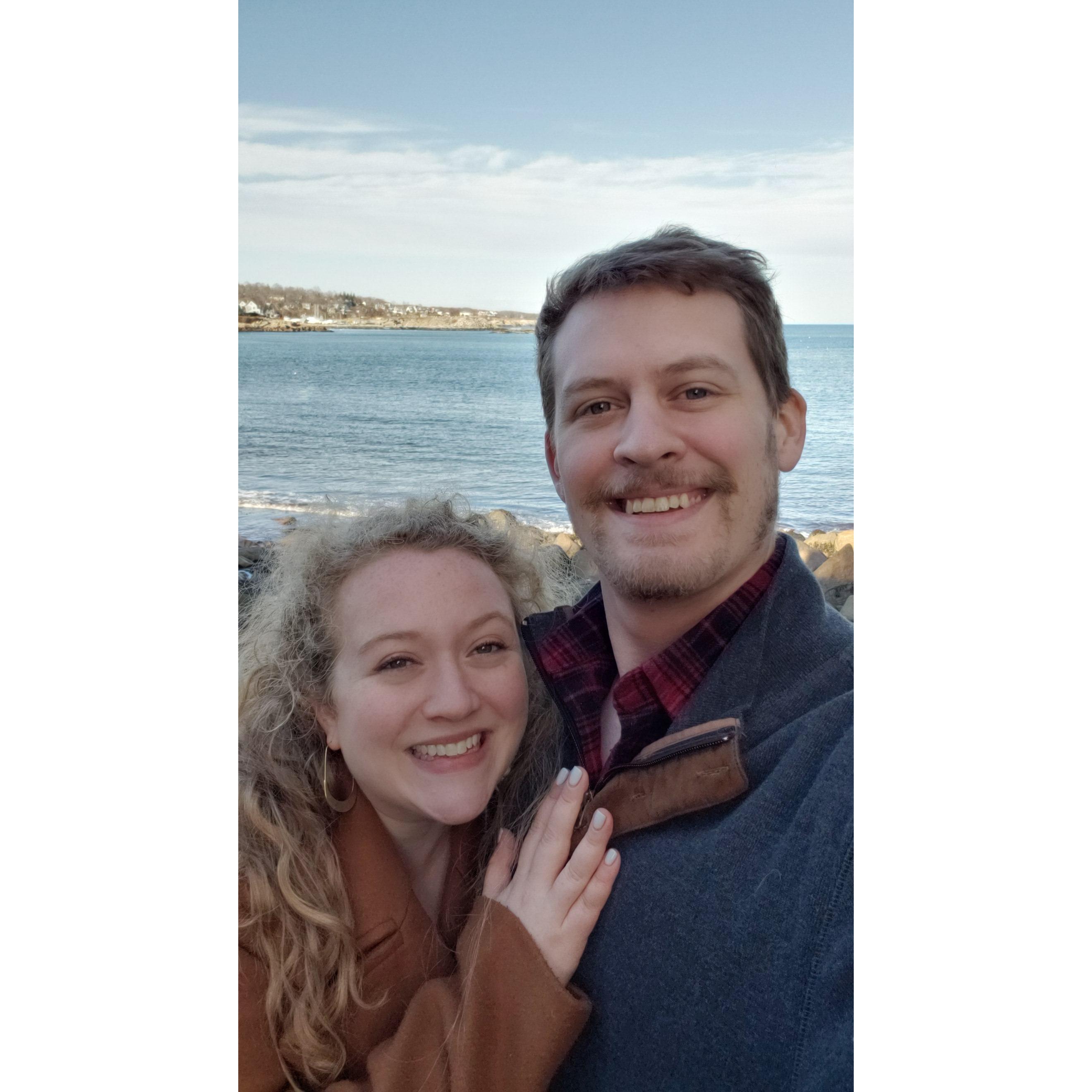 Rockport, Mass. Our first vacation together, over Thanksgiving.