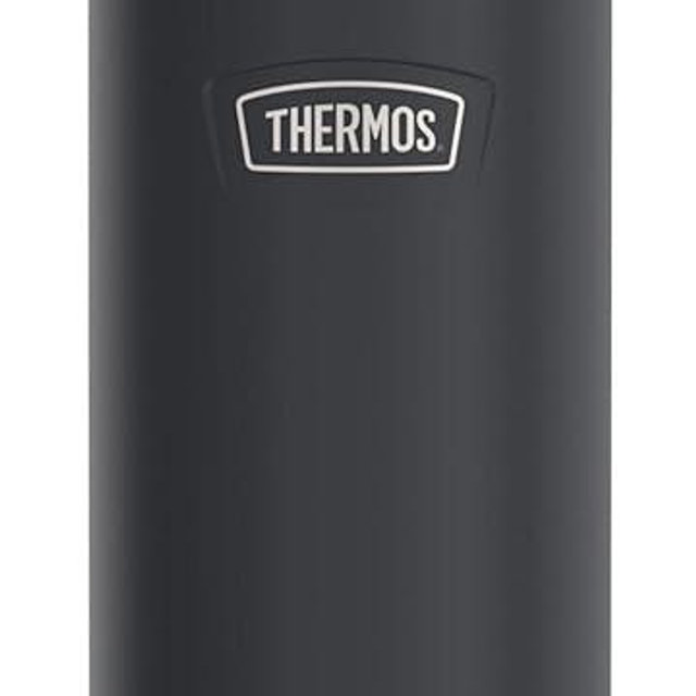 THERMOS ICON SERIES Stainless Steel Water Bottle with Spout - 24 Ounce, Granite - Vacuum Insulated Water Bottle with Lid