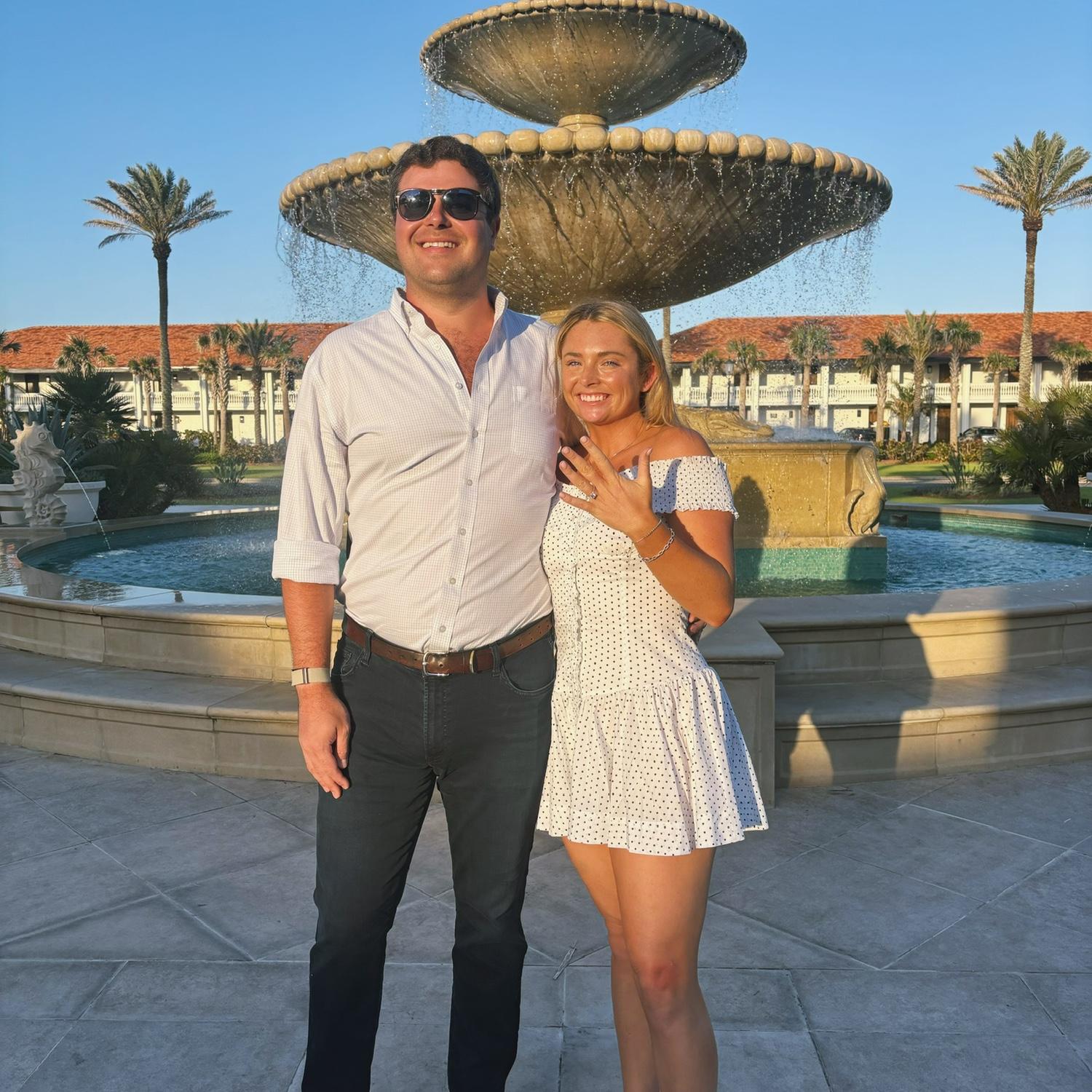 The day we got engaged.
April 18, 2025