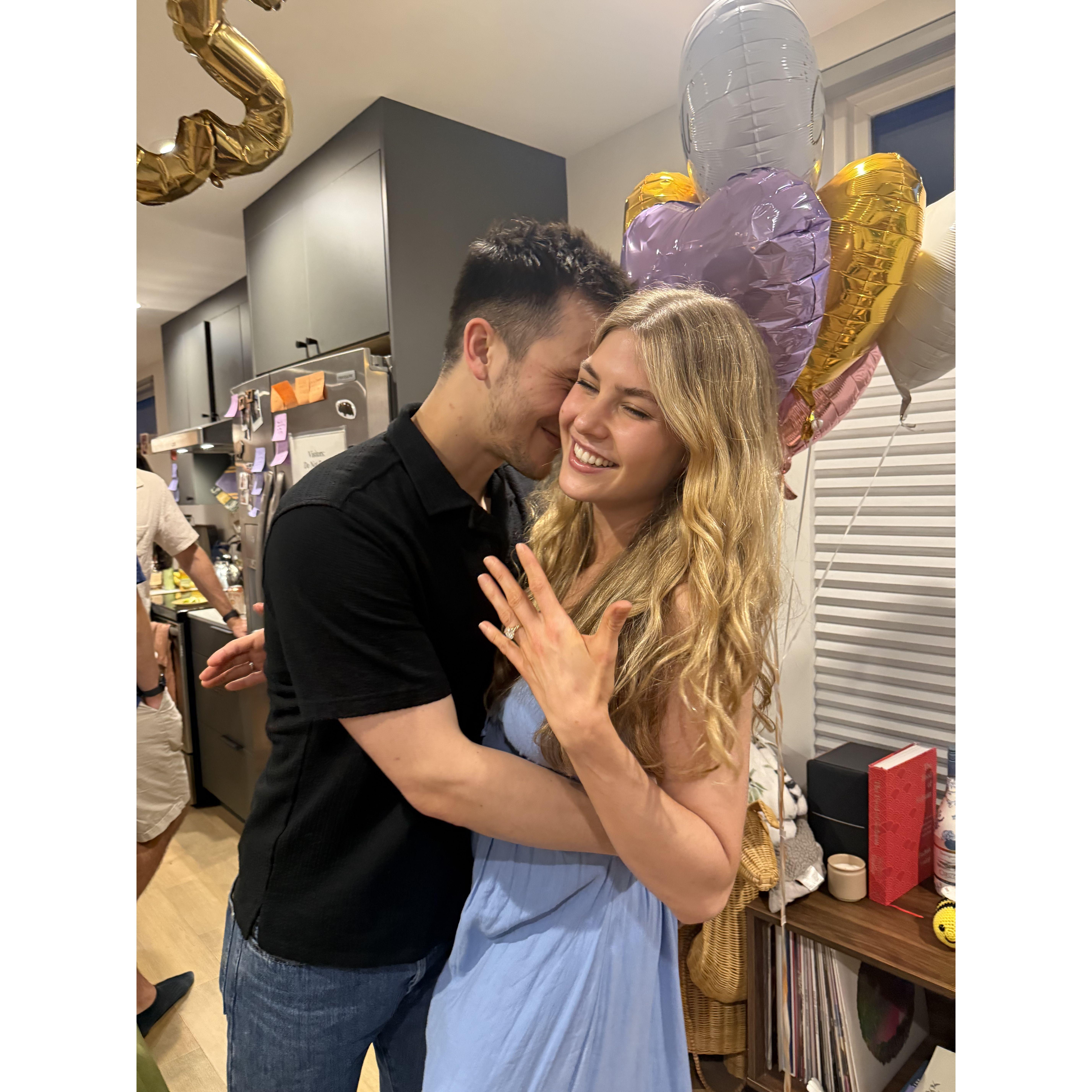 July 5th, 2025. The proposal at Lake Washington!