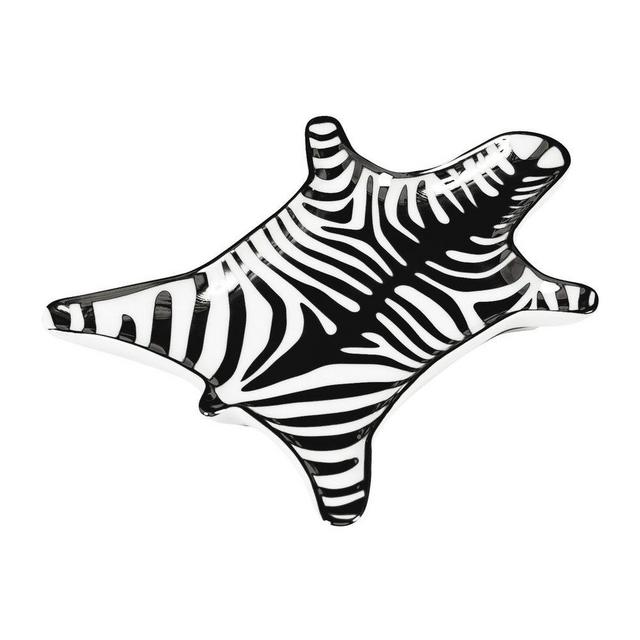 Zebra Stacking Dish - Black & White