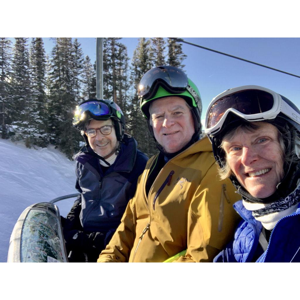 Skiing Snowmass with Bas' buddy, Will