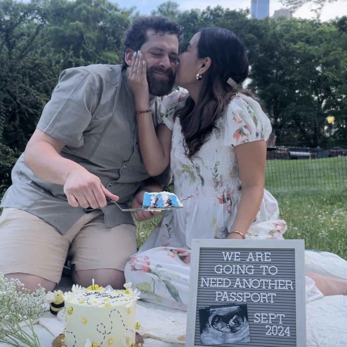 Finding out baby’s gender in Central Park / descubriendo el sexo de nuestro bebé en Central Park
