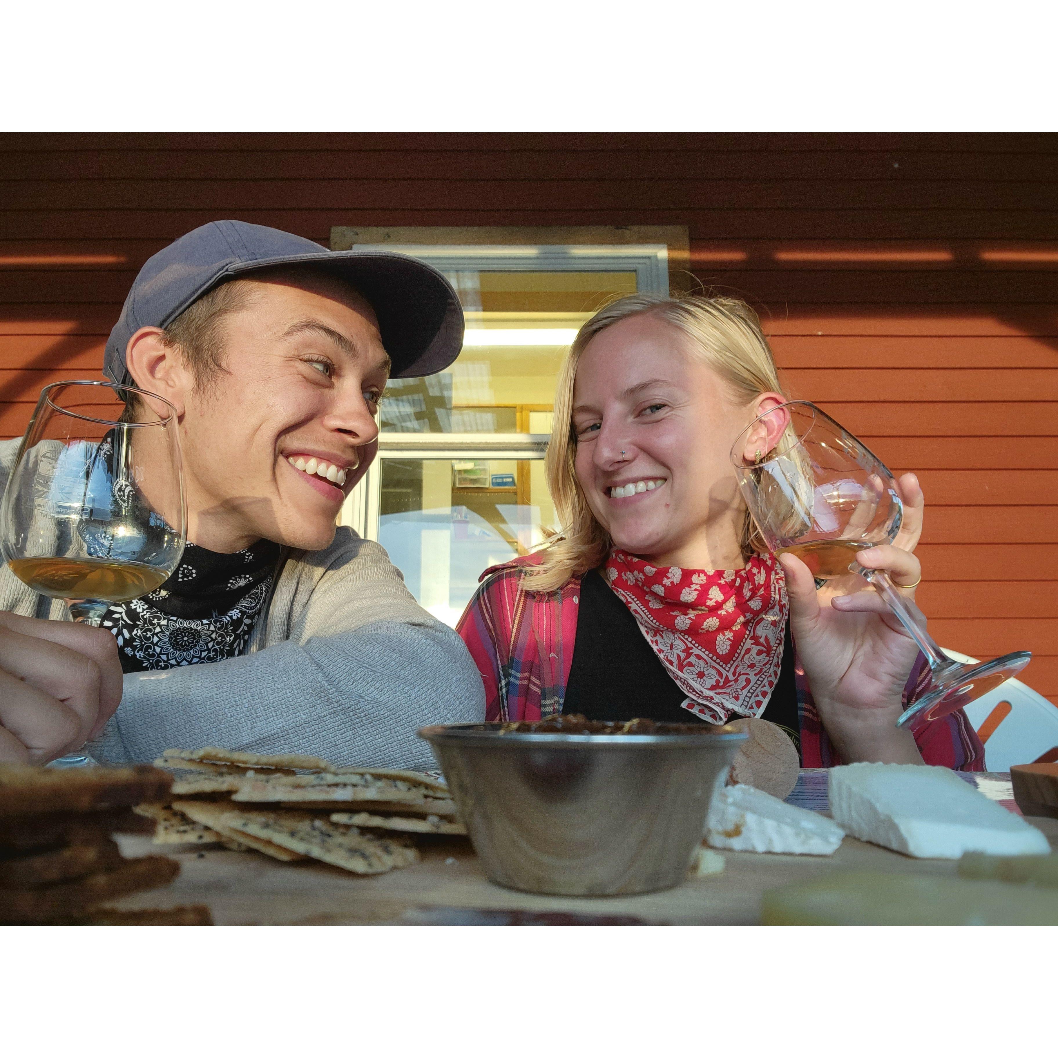 More wine tasting at Lincoln Peak Vineyard