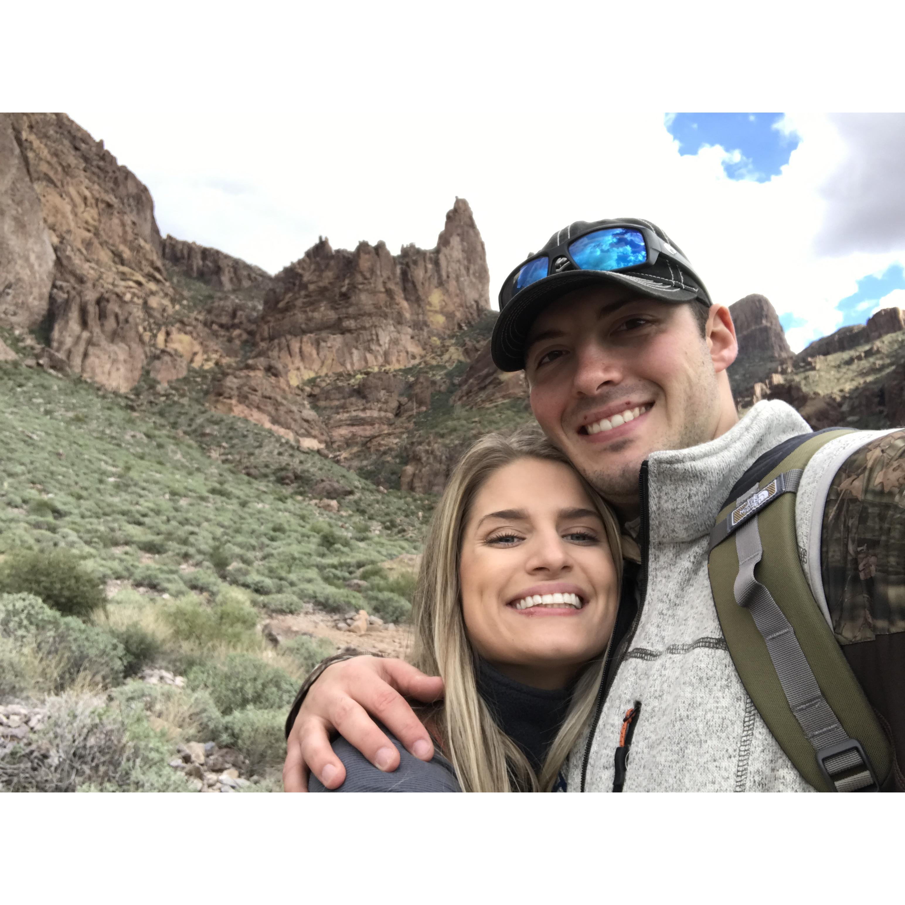 Superstition Mountain hike 2017