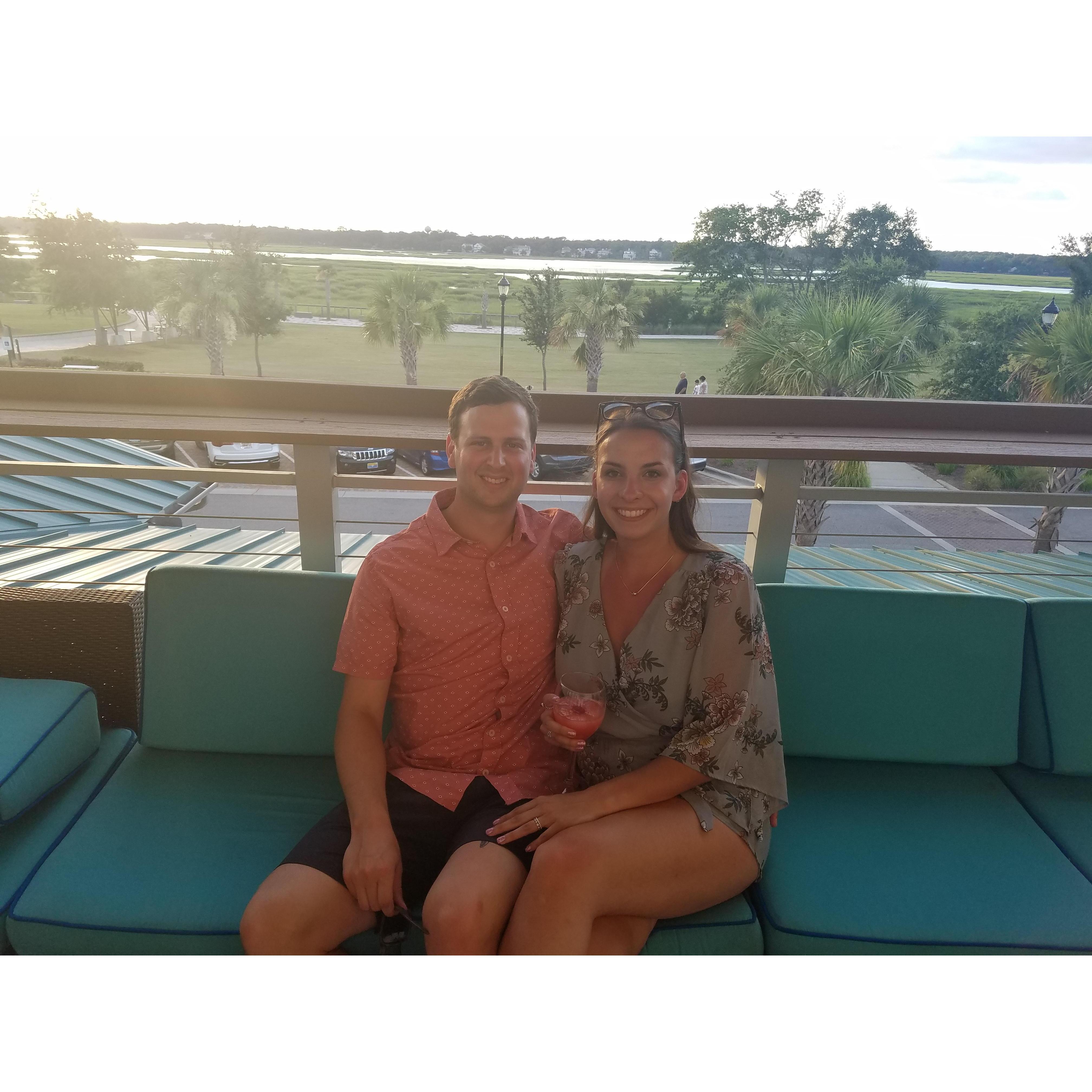 Our first vacation as a couple together to Hilton Head Island, South Carolina.