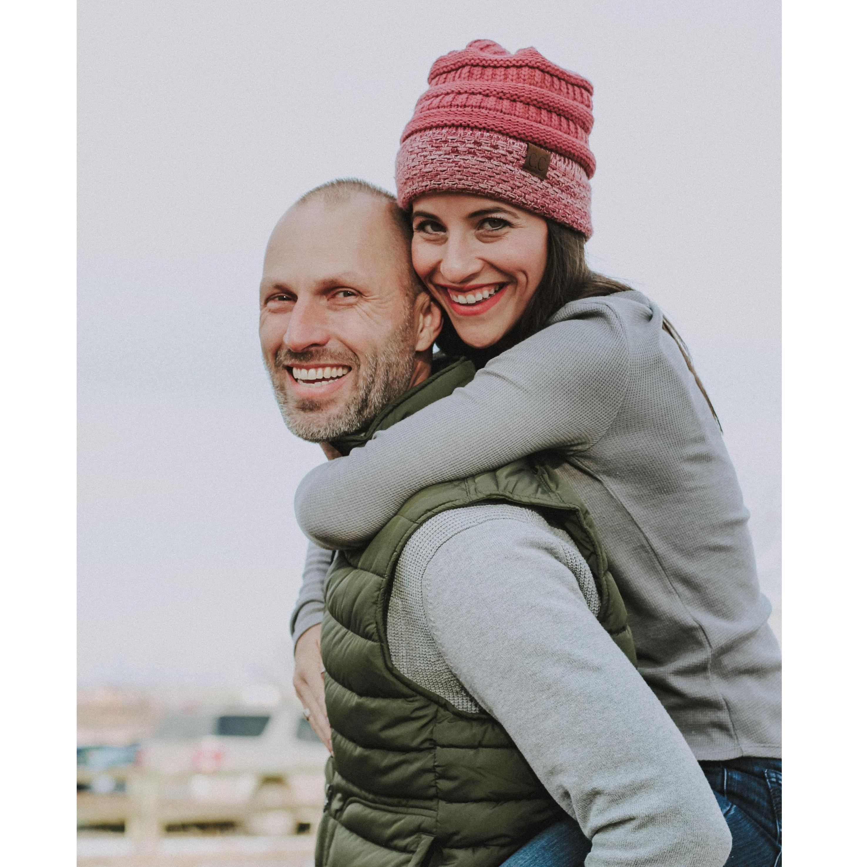 Engagement photo by Lindsay Hafner Photography in January, 2019.