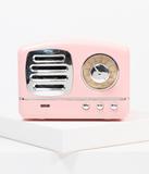 Retro Style Light Pink Bluetooth Speaker