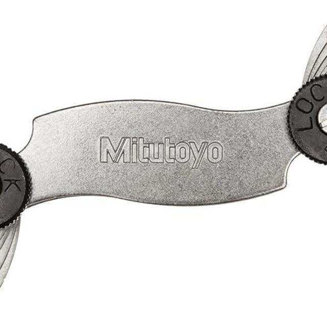 Mitutoyo 188-152, Inch/Metric Screw Pitch Gage, 4 to 56 TPI, 0.5mm to 6mm, 28 Leaves