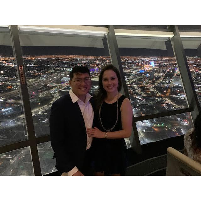 The waiter thought John was going to propose with how dressed up we were this night.