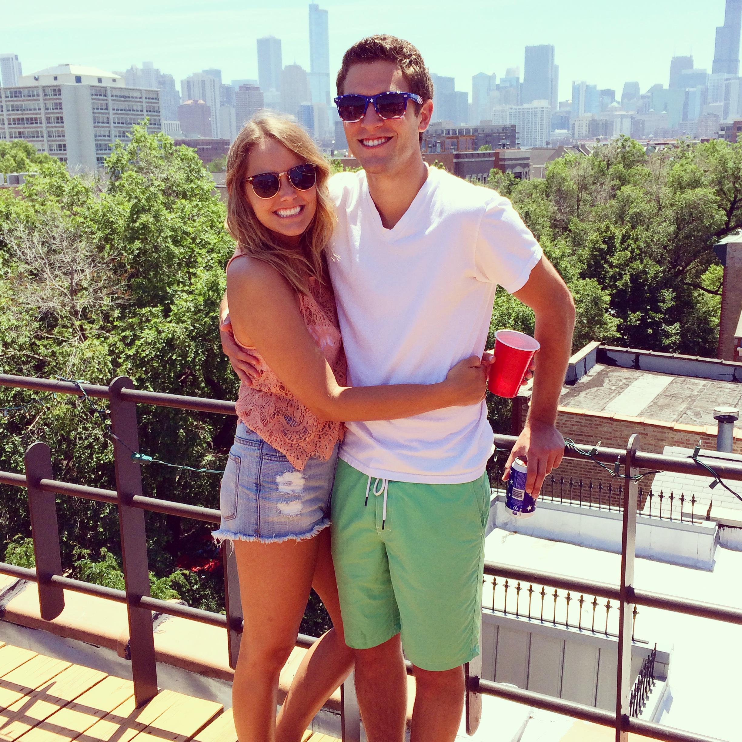 Enjoying the 4th in our favorite city!