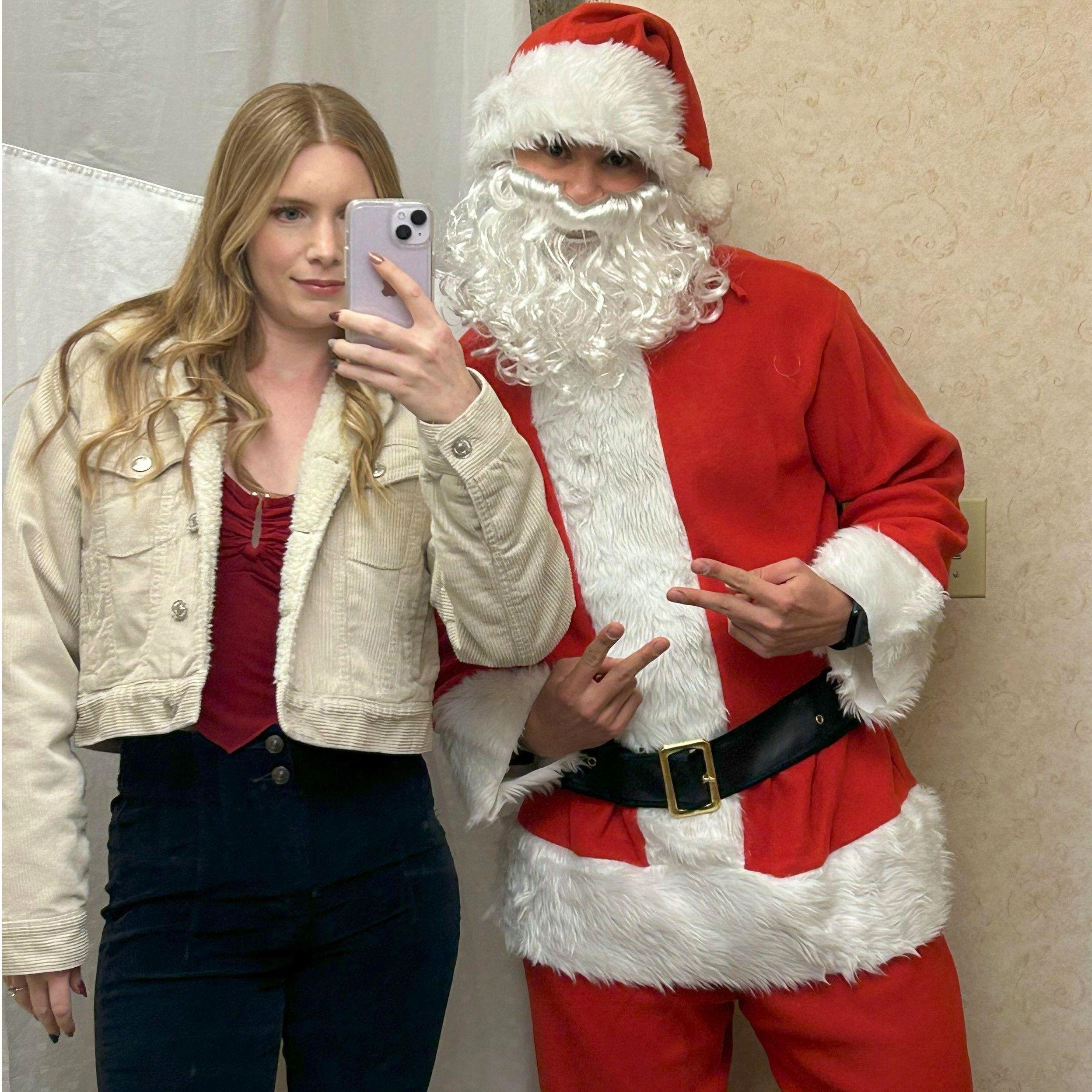 December 2022 | Kurt's department holiday party! He and a friend/ coworker dressed up as Buddy the Elf and Santa.