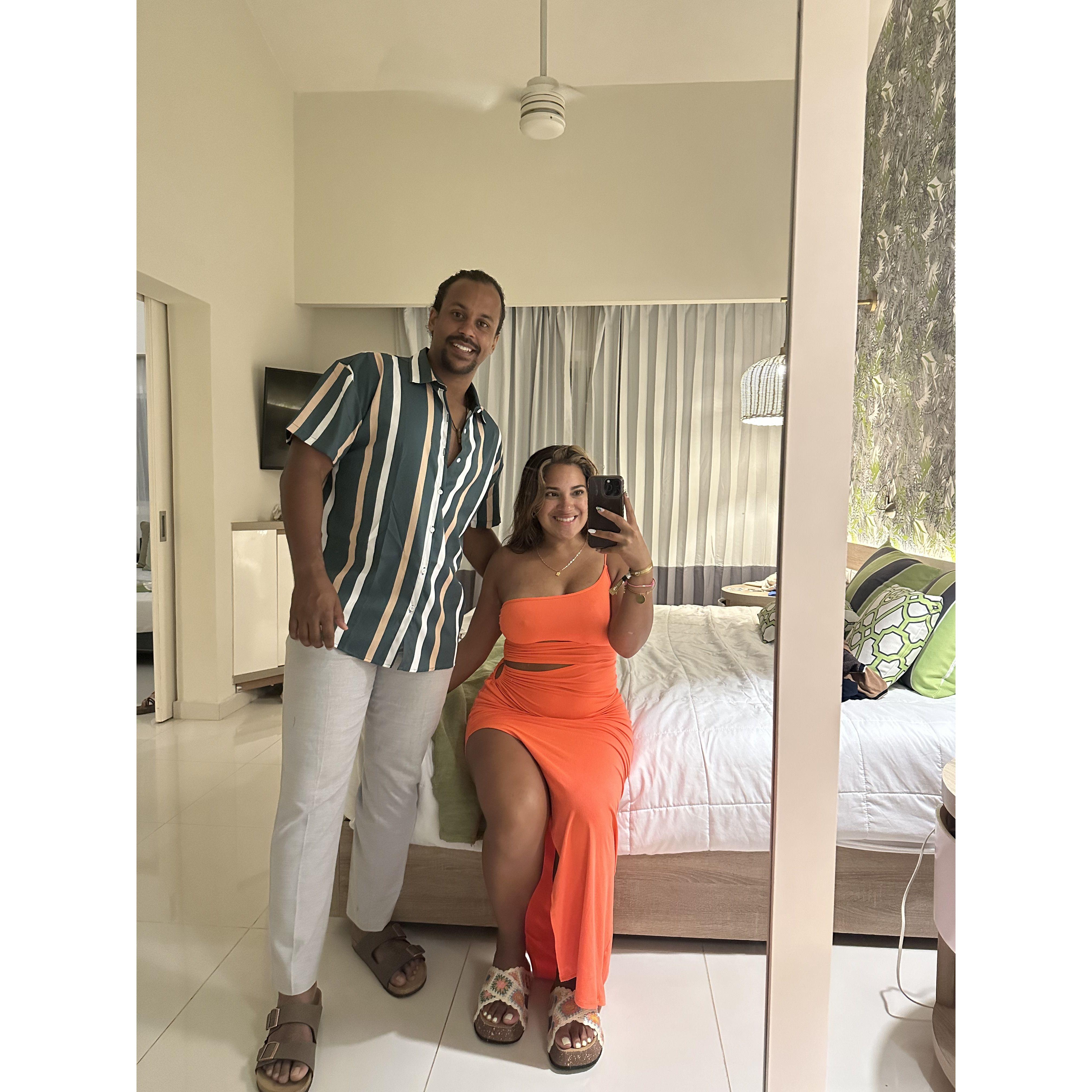 Loved our outfits this day! Date night in DR.
