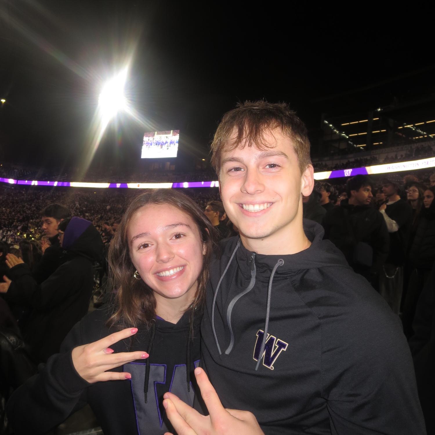 First UW game together, and to many more!