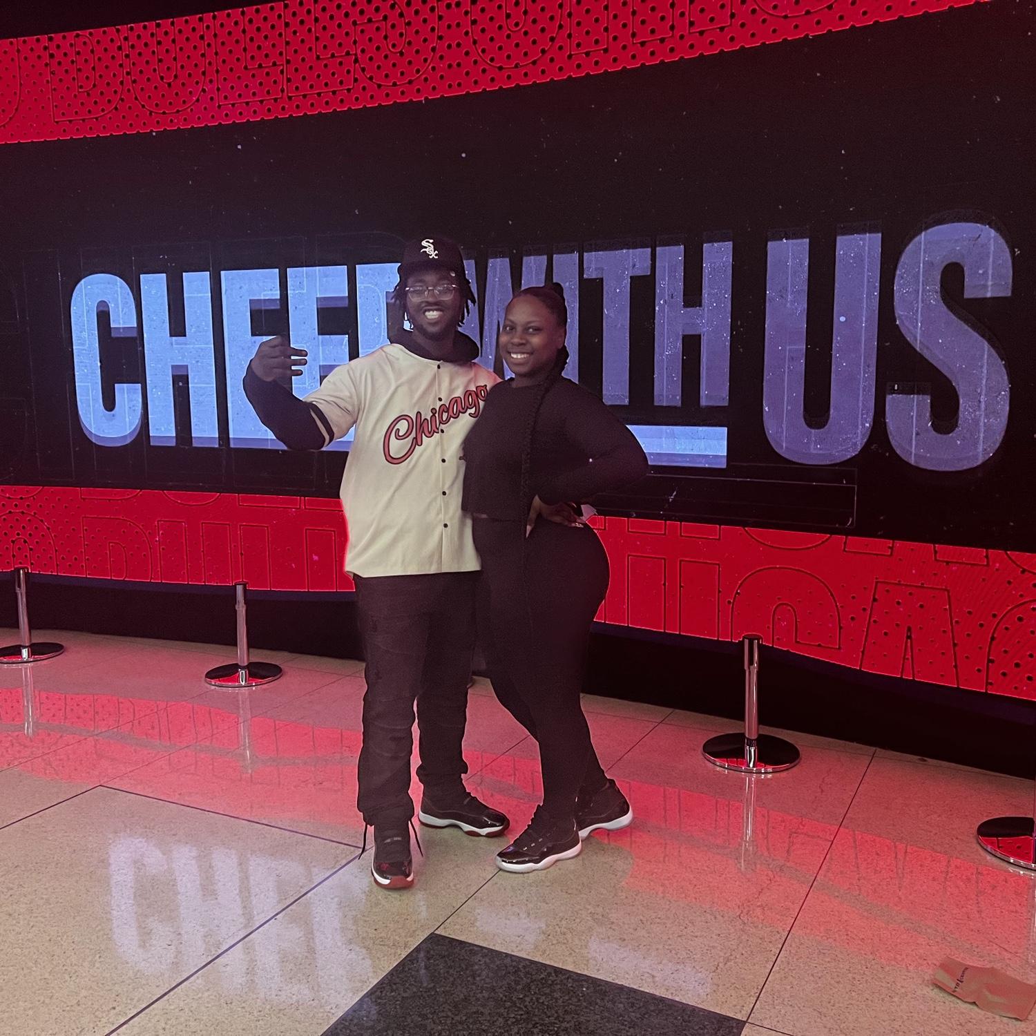 And Chicago again for her birthday in December of 2021. He surprised her with NBA tickets