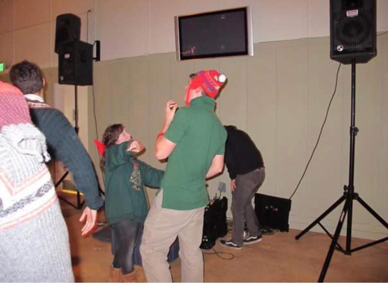 Sophomore year RUF Christmas party - most definitely still friends. Still not sure who can hit the higher note.