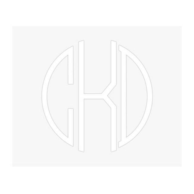 Matouk White Diamond King Pique Coverlet with Monogram