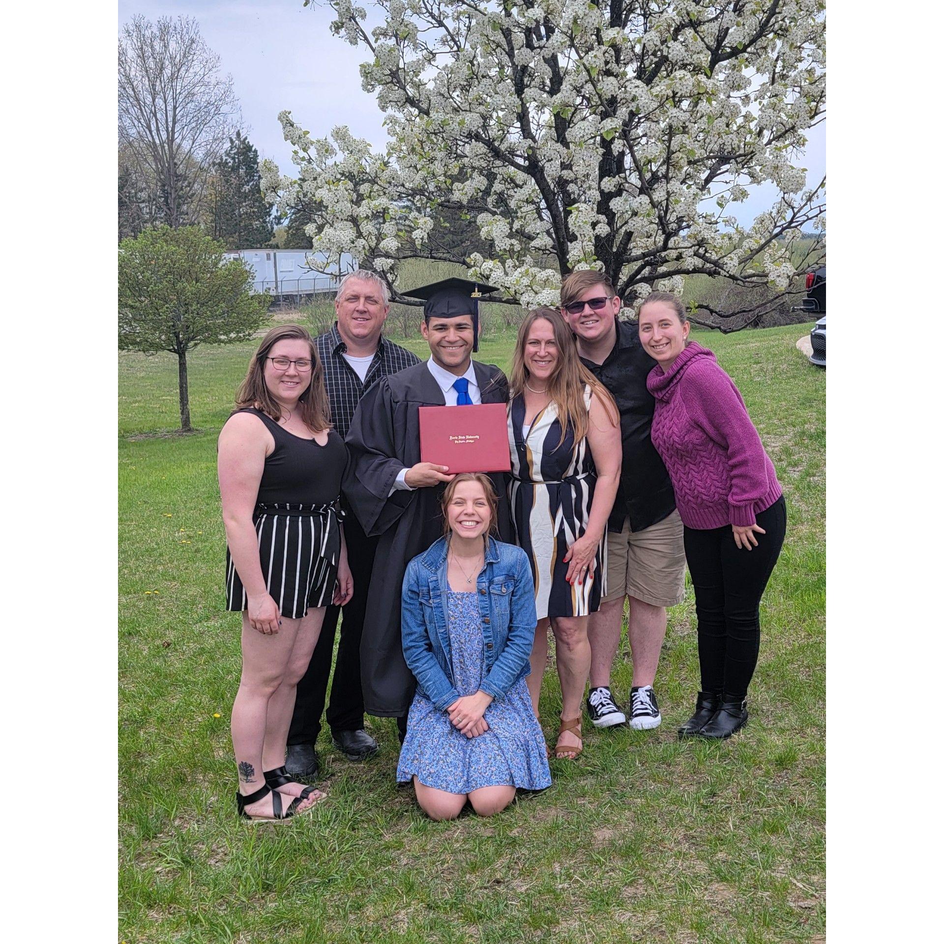 Keegan graduates from the police academy!