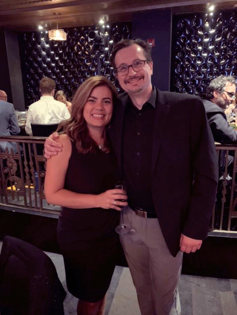 O casal em 2019