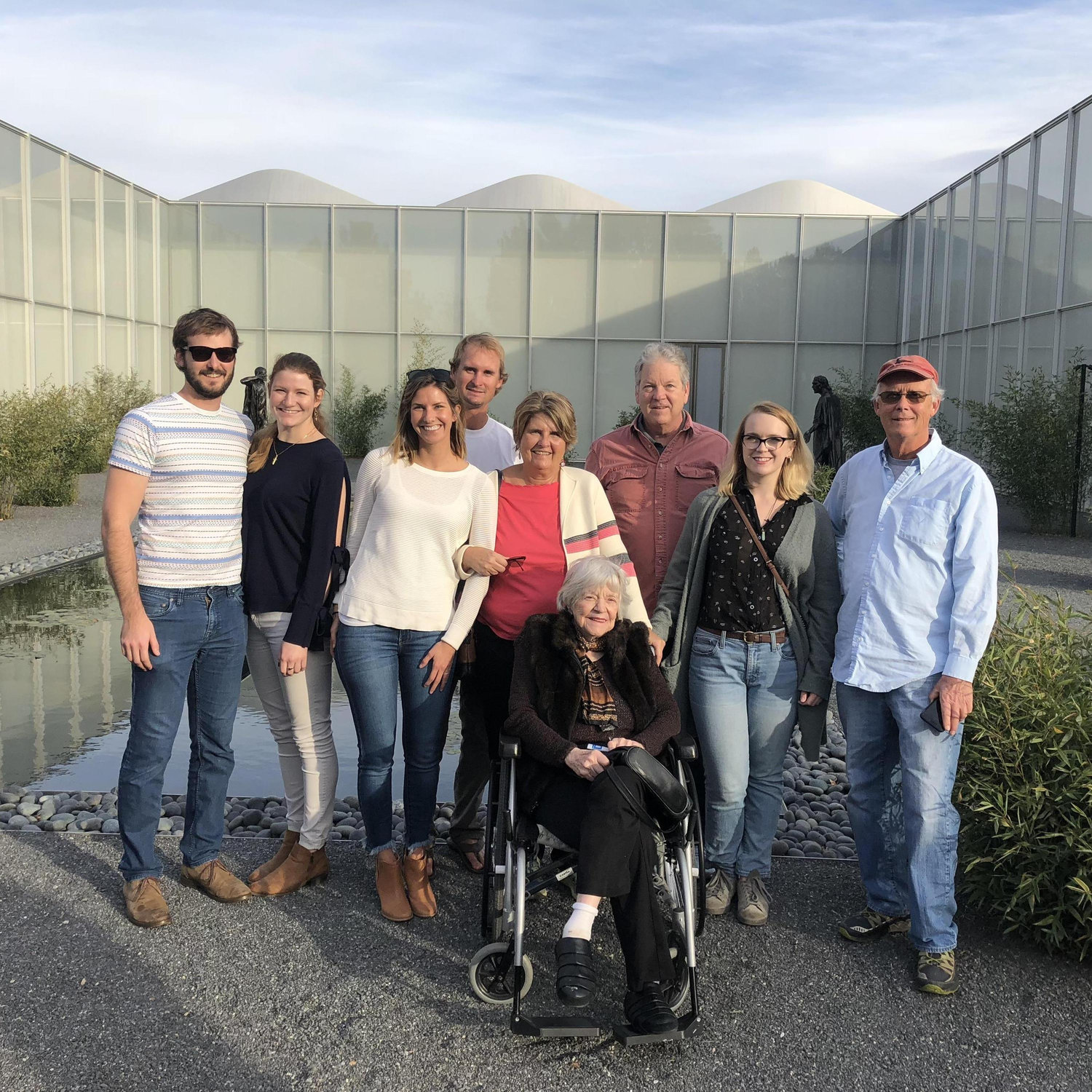 Will's family at the Art Museum, Fall 2017.
