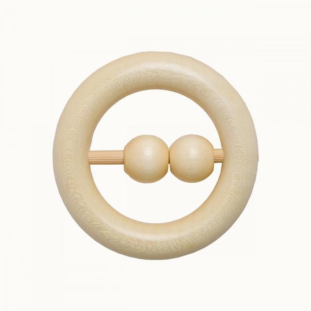 Natural Wooden Rattle