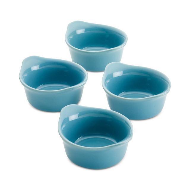 Rachael Ray Ceramics Round Ramekin Dipper Cups, Set of 4
