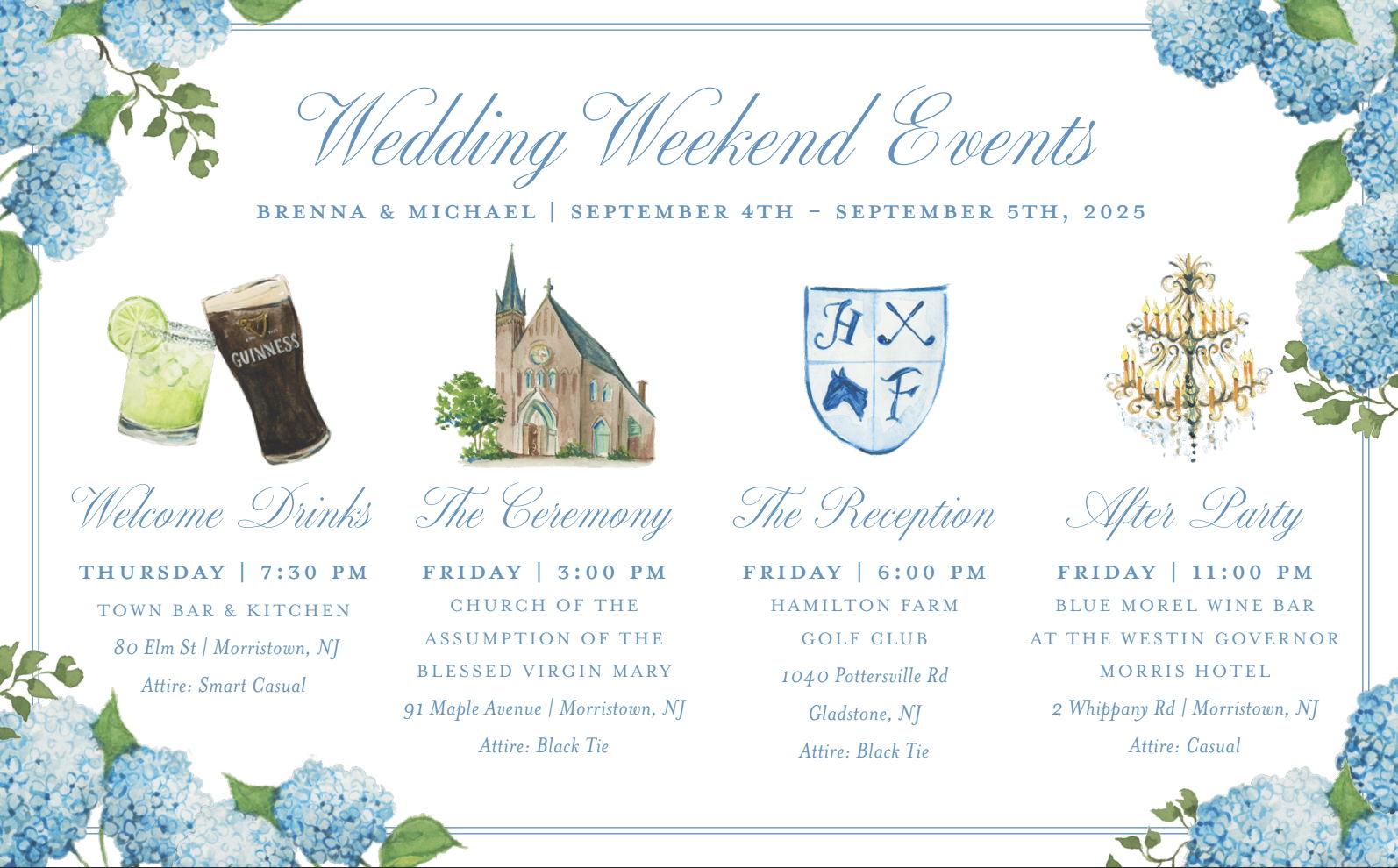 The Wedding Website of Brenna Oricoli and Michael Friedman