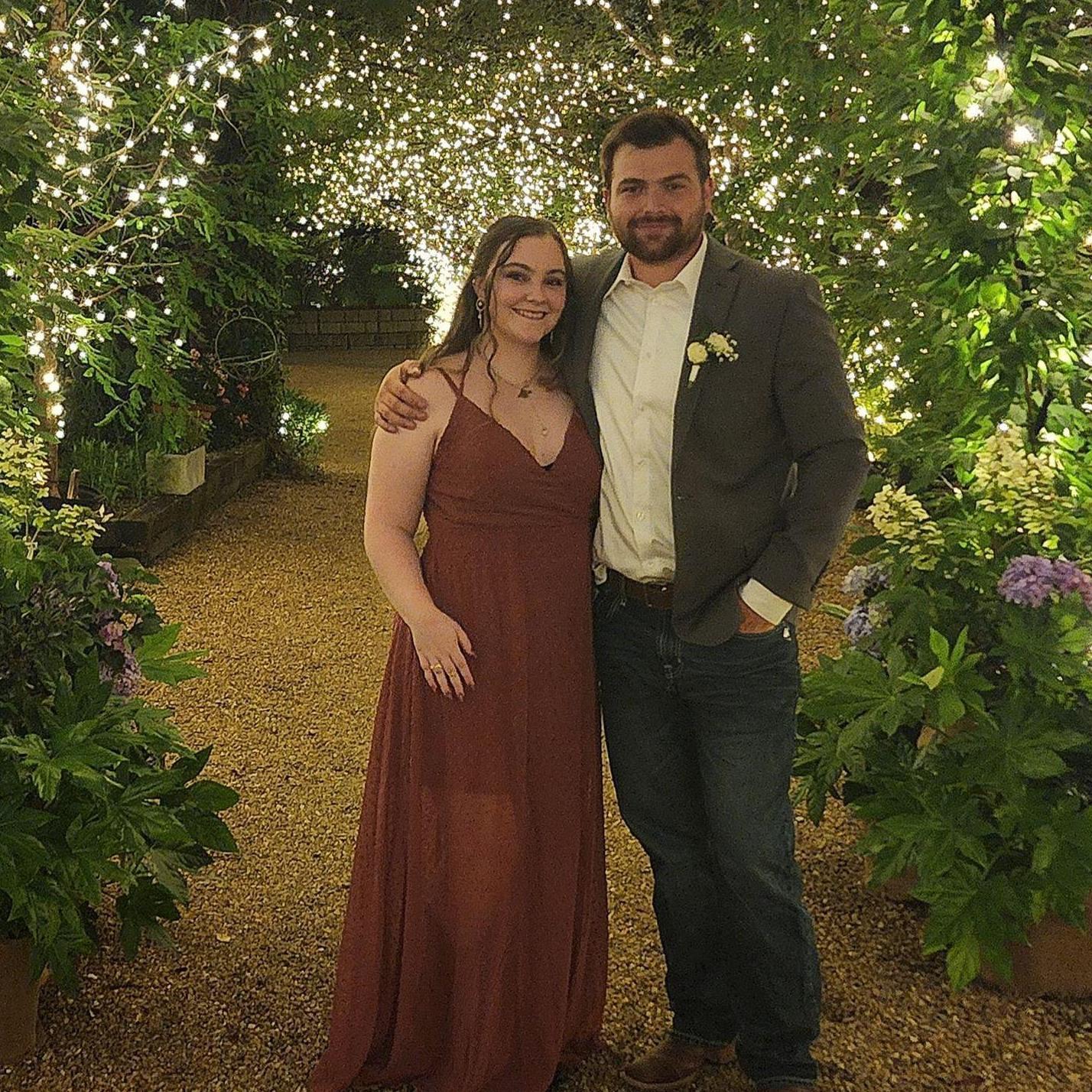 Chase and Allies' wedding, Zac was the best man, 2023
