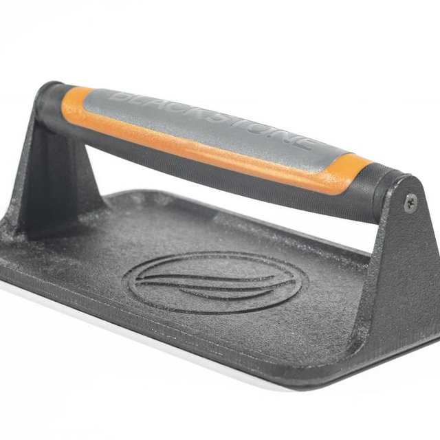 Blackstone Cast Iron Griddle Press with Non-Slip Handle, Medium